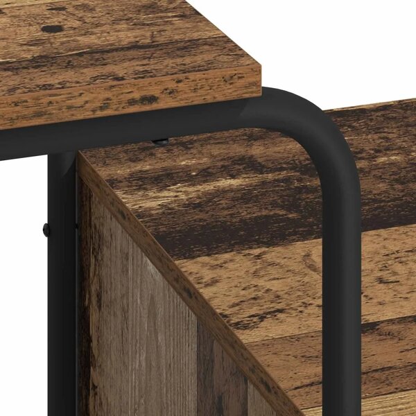 Stol s pohranom Staro drvo 131.5 x 50 x 75.5 cm - Staro drvo