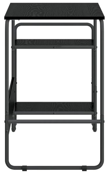 Stol s pohranom Crni hrast 131.5 x 50 x 75.5 cm - Crni hrast
