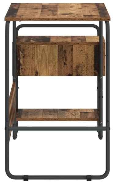 Stol s pohranom Staro drvo 131.5 x 50 x 75.5 cm - Staro drvo
