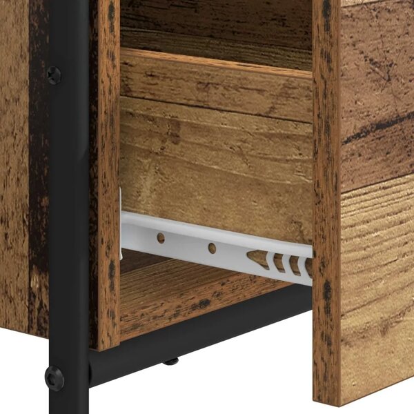 Stol s pohranom Staro drvo 131.5 x 50 x 75.5 cm - Staro drvo