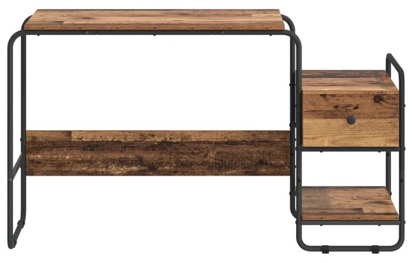 Stol s pohranom Staro drvo 131.5 x 50 x 75.5 cm - Staro drvo