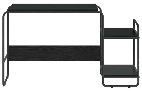 Stol s pohranom Crni hrast 131.5 x 50 x 75.5 cm - Crni hrast