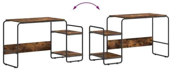 Stol s pohranom Dimljeni hrast 131.5 x 50 x 75.5 cm - Dimljeni hrast