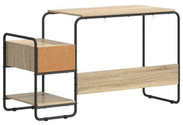 Stol s pohranom Hrast sonoma 131.5 x 50 x 75.5 cm - Hrast sonoma