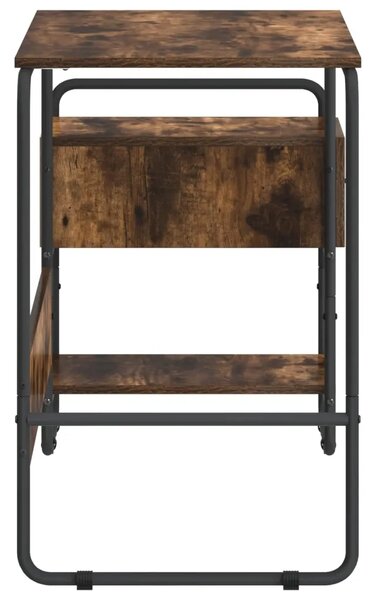 Stol s pohranom Dimljeni hrast 131.5 x 50 x 75.5 cm - Dimljeni hrast