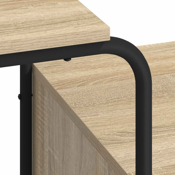Stol s pohranom Hrast sonoma 131.5 x 50 x 75.5 cm - Hrast sonoma