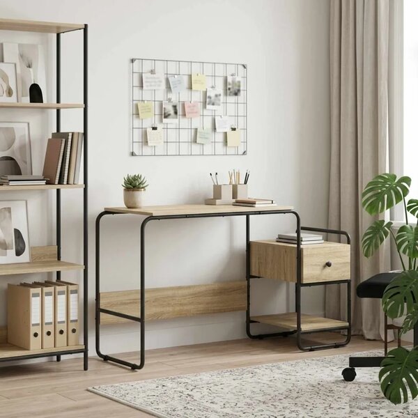 Stol s pohranom Hrast sonoma 131.5 x 50 x 75.5 cm - Hrast sonoma