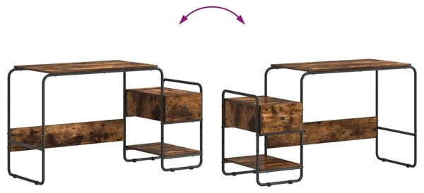 Stol s pohranom Dimljeni hrast 131.5 x 50 x 75.5 cm - Dimljeni hrast