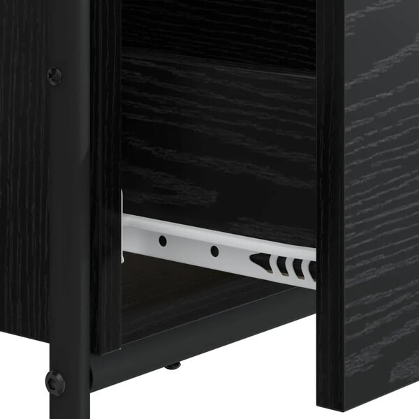 Stol s pohranom Crni hrast 100 x 50 x 75 cm - Crni hrast