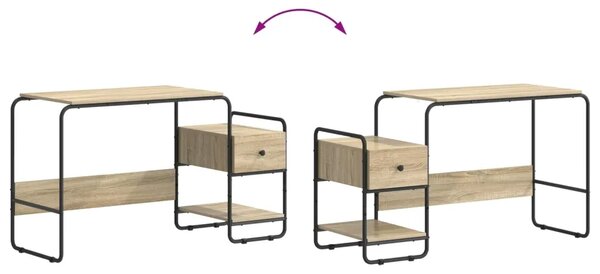 Stol s pohranom Hrast sonoma 131.5 x 50 x 75.5 cm - Hrast sonoma