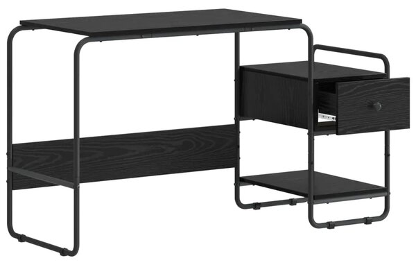 Stol s pohranom Crni hrast 131.5 x 50 x 75.5 cm - Crni hrast