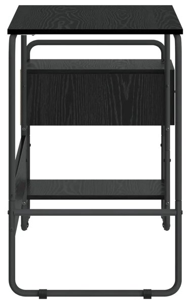 Stol s pohranom Crni hrast 131.5 x 50 x 75.5 cm - Crni hrast