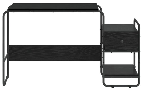 Stol s pohranom Crni hrast 131.5 x 50 x 75.5 cm - Crni hrast
