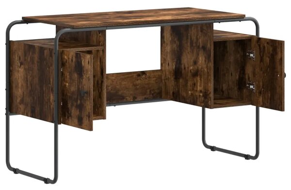 Stol s pohranom Dimljeni hrast 120 x 50 5 x 75 5 cm - Dimljeni hrast