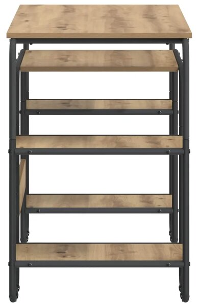 Stol s pohranom Hrast artisan 113 5 x 52 x 75 5 cm - Hrast artisan