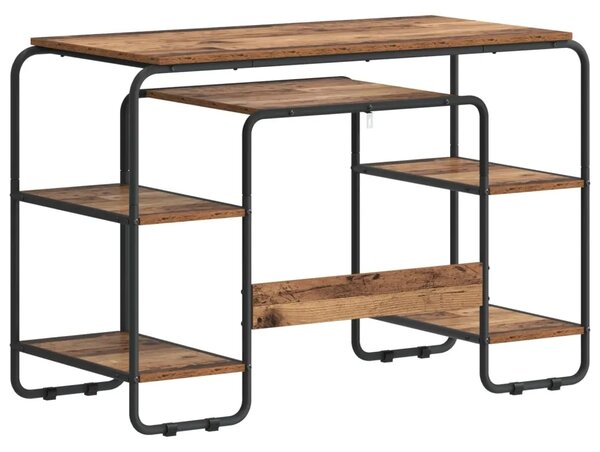 Stol s pohranom Staro drvo 113 5 x 52 x 75 5 cm - Staro drvo