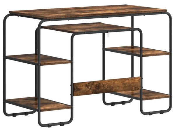 Stol s pohranom Dimljeni hrast 113 5 x 52 x 75 5 cm - Dimljeni hrast
