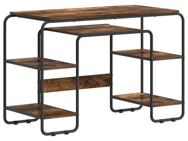 Stol s pohranom Dimljeni hrast 113 5 x 52 x 75 5 cm - Dimljeni hrast