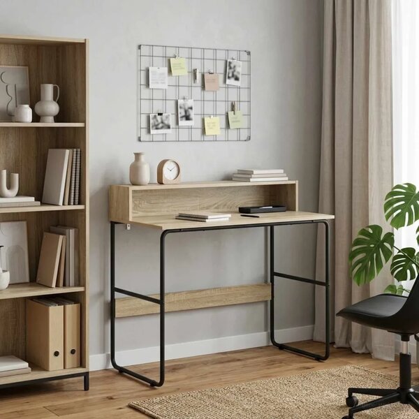 Stol s pohranom Hrast sonoma 100 x 50 x 91 cm - Hrast sonoma 100 x 50 x 91 cm