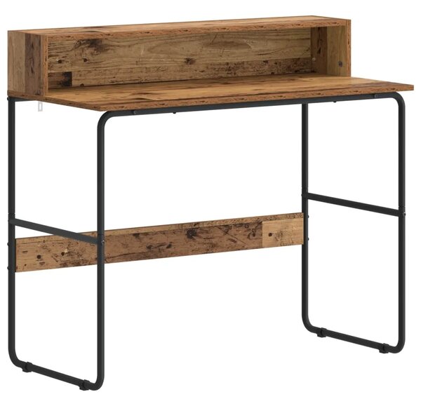 Stol s pohranom Staro drvo 100 x 50 x 91 cm - Staro drvo 100 x 50 x 91 cm
