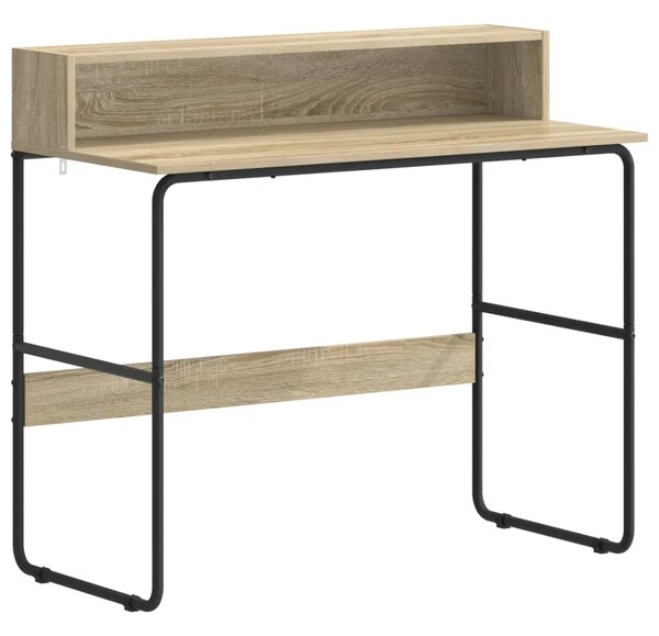 Stol s pohranom Hrast sonoma 100 x 50 x 91 cm - Hrast sonoma 100 x 50 x 91 cm