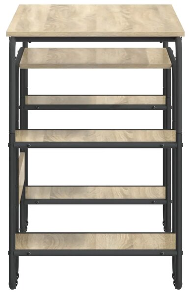 Stol s pohranom Hrast sonoma 113 5 x 52 x 75 5 cm - Hrast sonoma