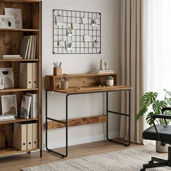 Stol s pohranom Staro drvo 100 x 50 x 91 cm - Staro drvo 100 x 50 x 91 cm