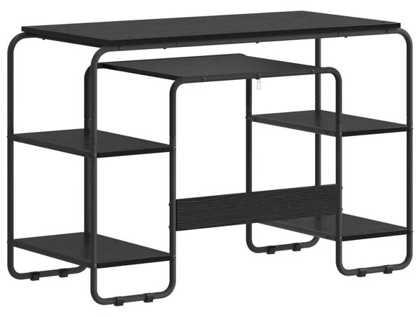 Stol s pohranom Crni hrast 113 5 x 52 x 75 5 cm - Crni hrast