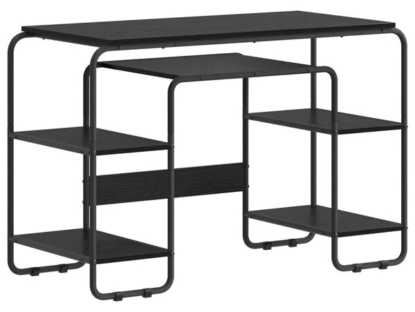 Stol s pohranom Crni hrast 113 5 x 52 x 75 5 cm - Crni hrast