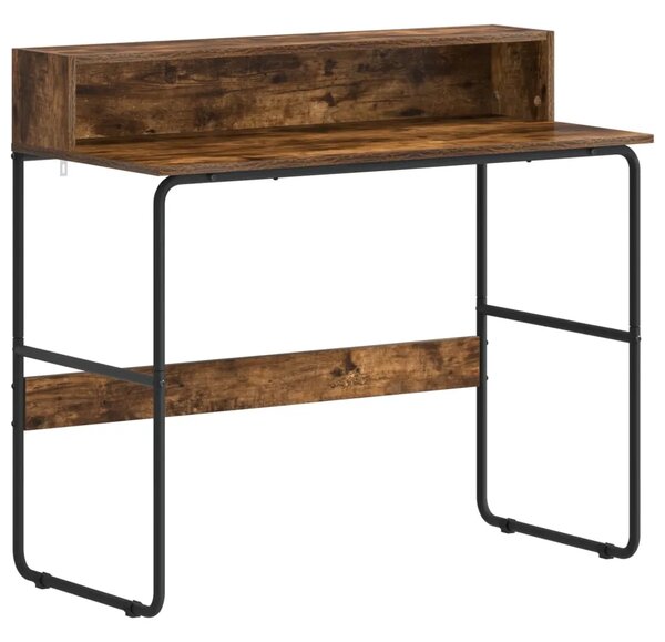 Stol s pohranom Dimljeni hrast 100 x 50 x 91 cm - Dimljeni hrast 100 x 50 x 91 cm