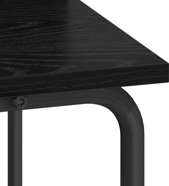 Stol s pohranom Crni hrast 80 x 50 x 91 cm - Crni hrast 80 x 50 x 91 cm