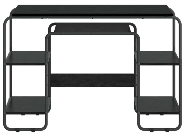 Stol s pohranom Crni hrast 113 5 x 52 x 75 5 cm - Crni hrast