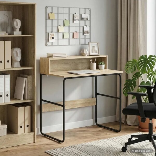Stol s pohranom Hrast sonoma 80 x 50 x 91 cm - Hrast sonoma 80 x 50 x 91 cm