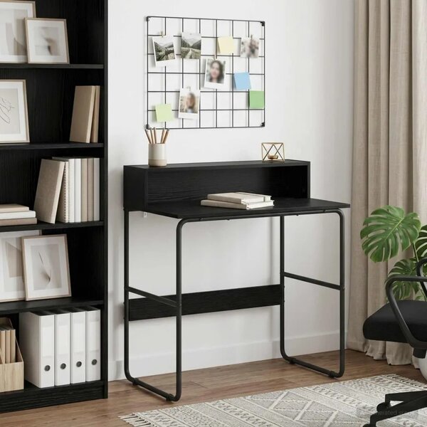 Stol s pohranom Crni hrast 80 x 50 x 91 cm - Crni hrast 80 x 50 x 91 cm