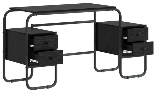 Stol s pohranom Crni hrast 145 x 50 x 75 cm - Crni hrast