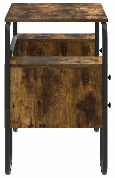 Stol s pohranom Dimljeni hrast 145 x 50 x 75 cm - Dimljeni hrast