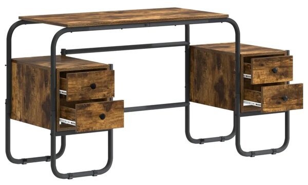 Stol s pohranom Dimljeni hrast 145 x 50 x 75 cm - Dimljeni hrast