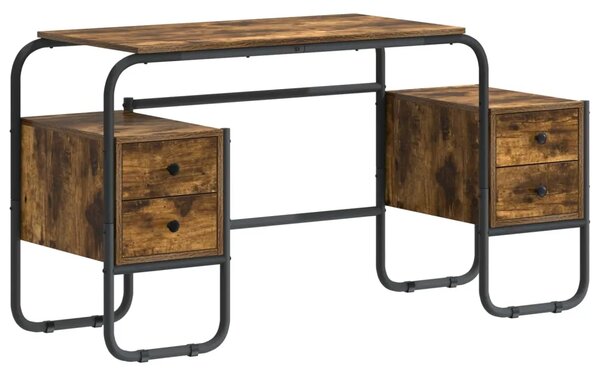 Stol s pohranom Dimljeni hrast 145 x 50 x 75 cm - Dimljeni hrast