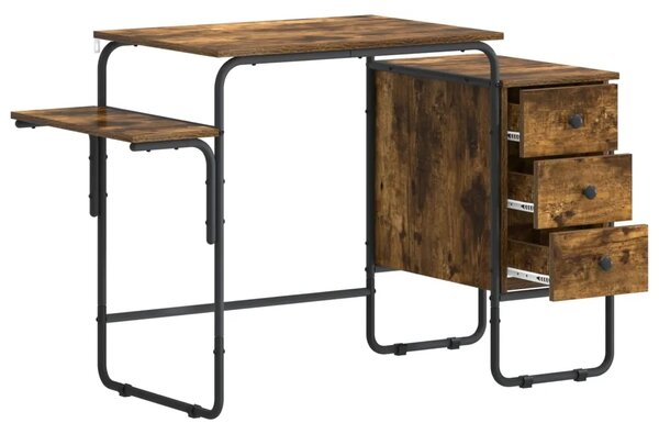 Stol s pohranom Dimljeni hrast 120 x 50 x 75 cm - Dimljeni hrast