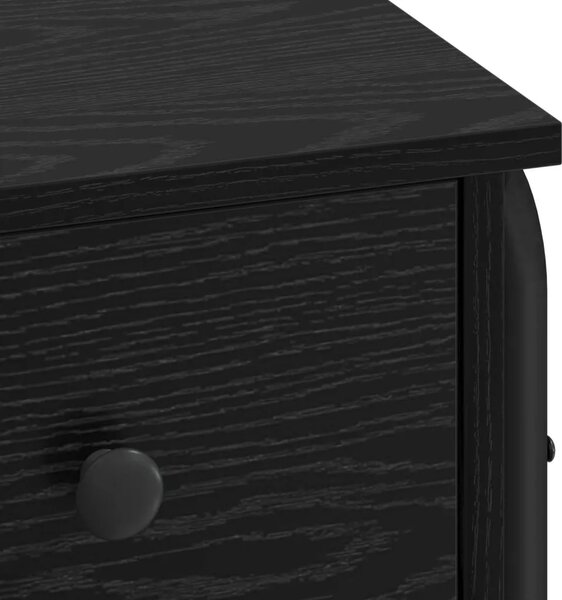 Stol s pohranom Crni hrast 100 x 50 x 75 cm - Crni hrast