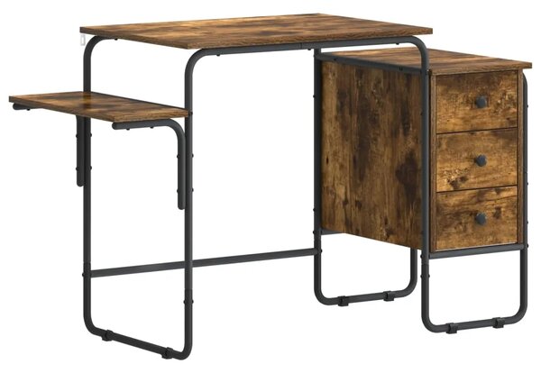 Stol s pohranom Dimljeni hrast 120 x 50 x 75 cm - Dimljeni hrast