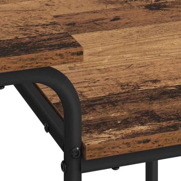 Stol s pohranom Staro drvo 100 x 50 x 75 cm - Staro drvo