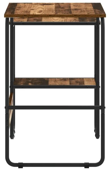 Stol s pohranom Staro drvo 100 x 50 x 75 cm - Staro drvo