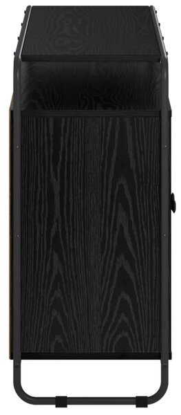 Komoda Crni hrast 102 x 35 x 75 cm Konstruirano drvo - Crni hrast 102 x 35 x 75 cm