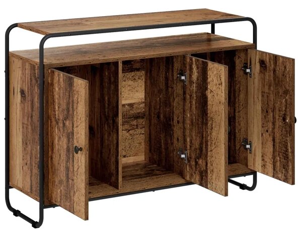 Komoda Staro drvo 102 x 35 x 75 cm Konstruirano drvo - Staro drvo 102 x 35 x 75 cm