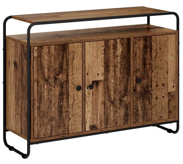 Komoda Staro drvo 102 x 35 x 75 cm Konstruirano drvo - Staro drvo 102 x 35 x 75 cm