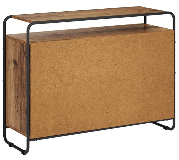 Komoda Staro drvo 102 x 35 x 75 cm Konstruirano drvo - Staro drvo 102 x 35 x 75 cm