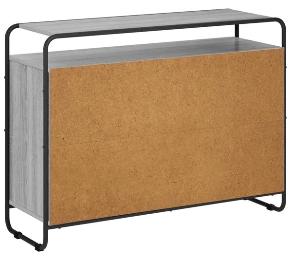 Komoda Siva Sonoma 102 x 35 x 75 cm Konstruirano drvo - Siva Sonoma 102 x 35 x 75 cm