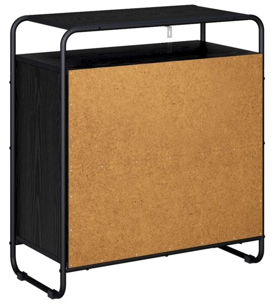 Komoda Crni hrast 68 x 35 x 75 cm Konstruirano drvo - Crni hrast 68 x 35 x 75 cm