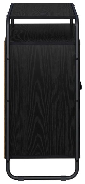 Komoda Crni hrast 68 x 35 x 75 cm Konstruirano drvo - Crni hrast 68 x 35 x 75 cm